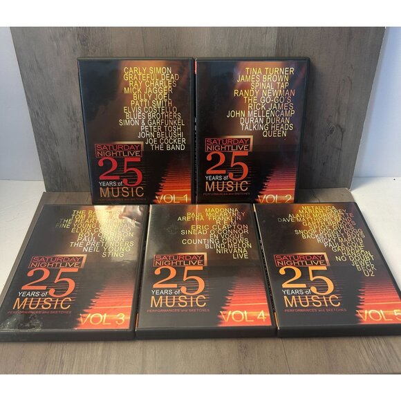 Saturday Night Live 25 Years Of Music Collection DVD Box Set Volumes 1-5 - Picture 2 of 4